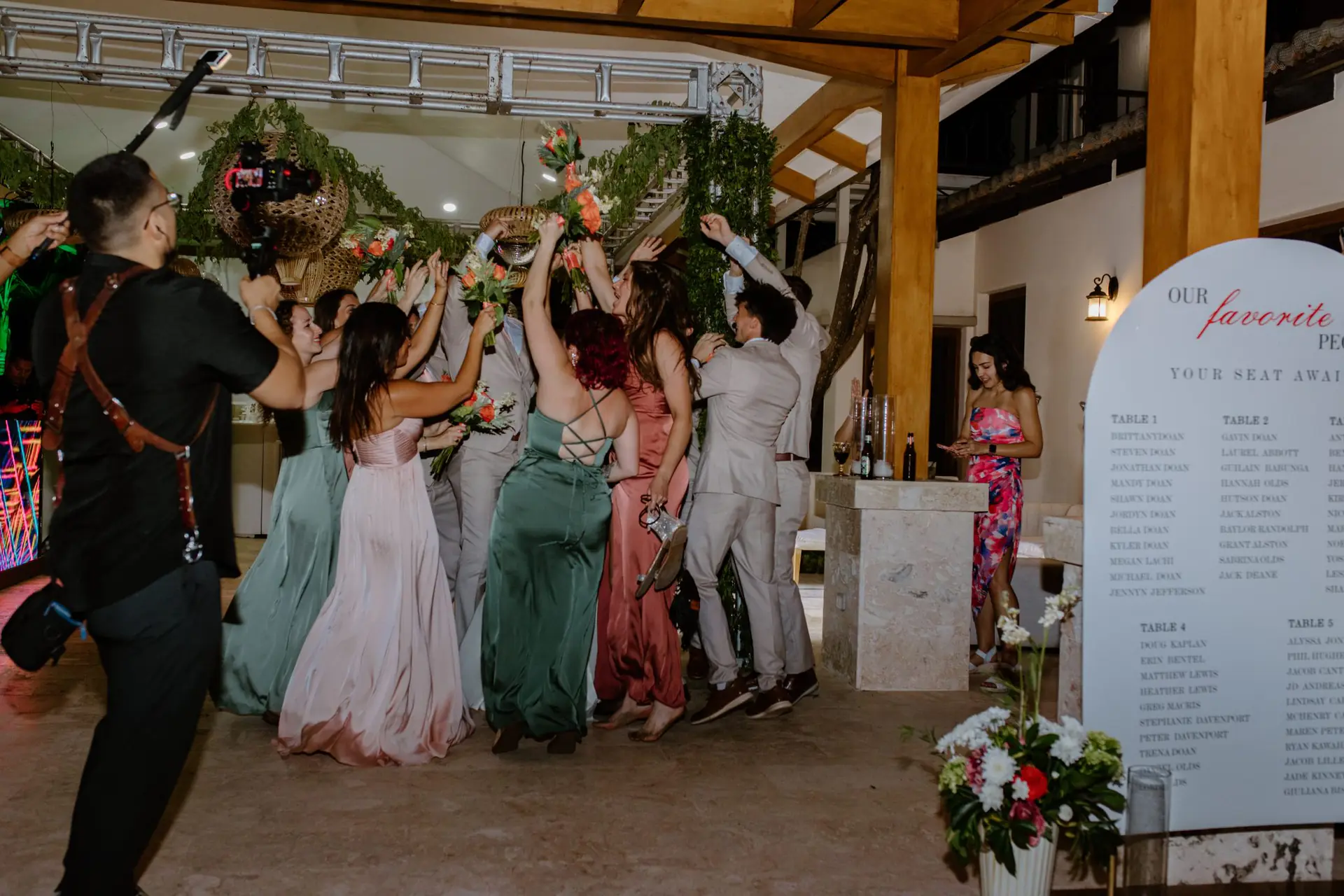 Wedding ceremony at Casa Colorados